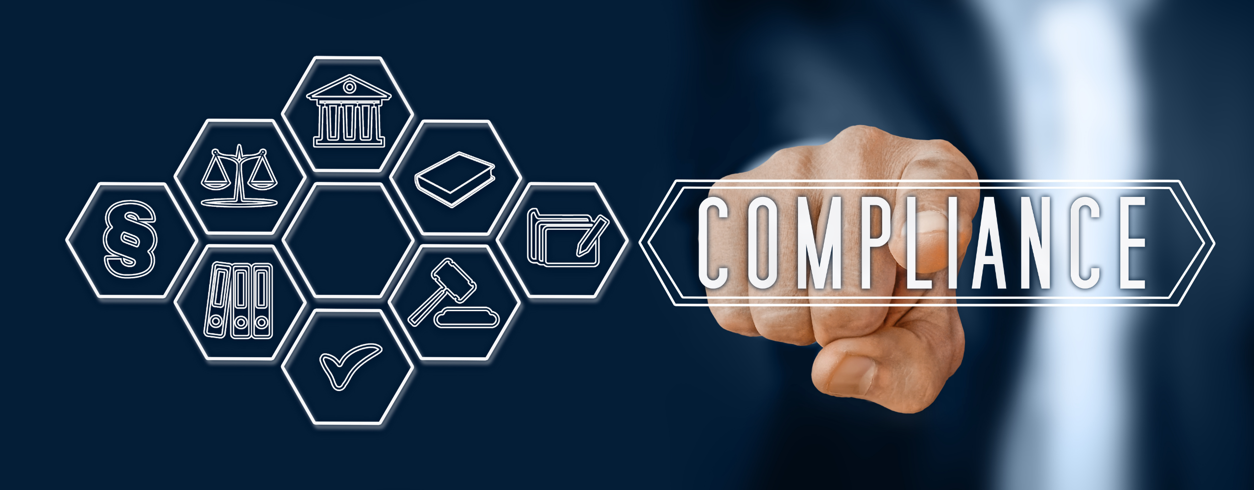 Compliance Banner Banner for webpage about compliance